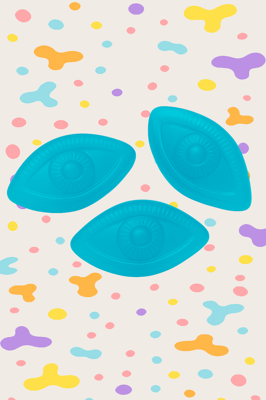 Skånekonfektyrer Blåöga – Blue Eye  Sour Blue Raspberry Candy