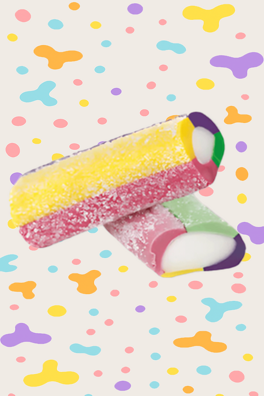 Vidal Sweden Sour Rainbow Tubes 3kg/4.40lbs