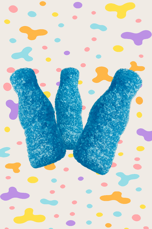 Malaco Fizzy Blue – Tangy &amp; Fizzy Blue Raspberry Candy