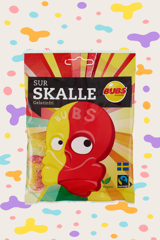 Bubs Sour Skulls 190g Bags