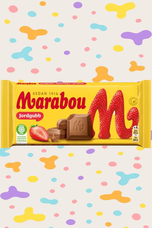 Marabou Milk Chocolate Strawberry 185gx17/0.40lb
