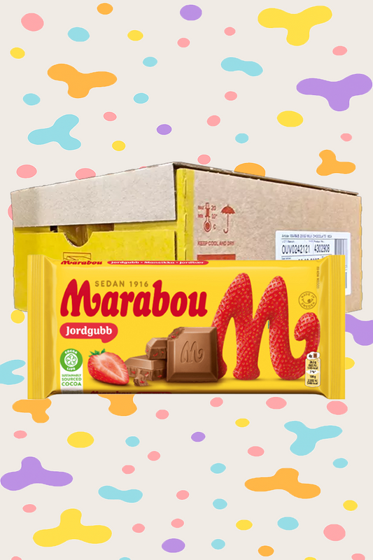 Marabou Milk Chocolate Strawberry 185gx17/0.40lb